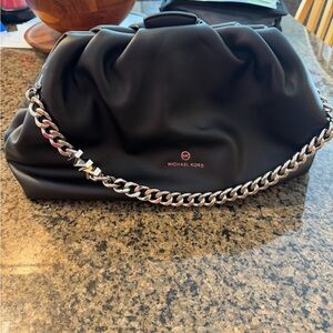 Michael Kors Black Shoulder Bag with Chain